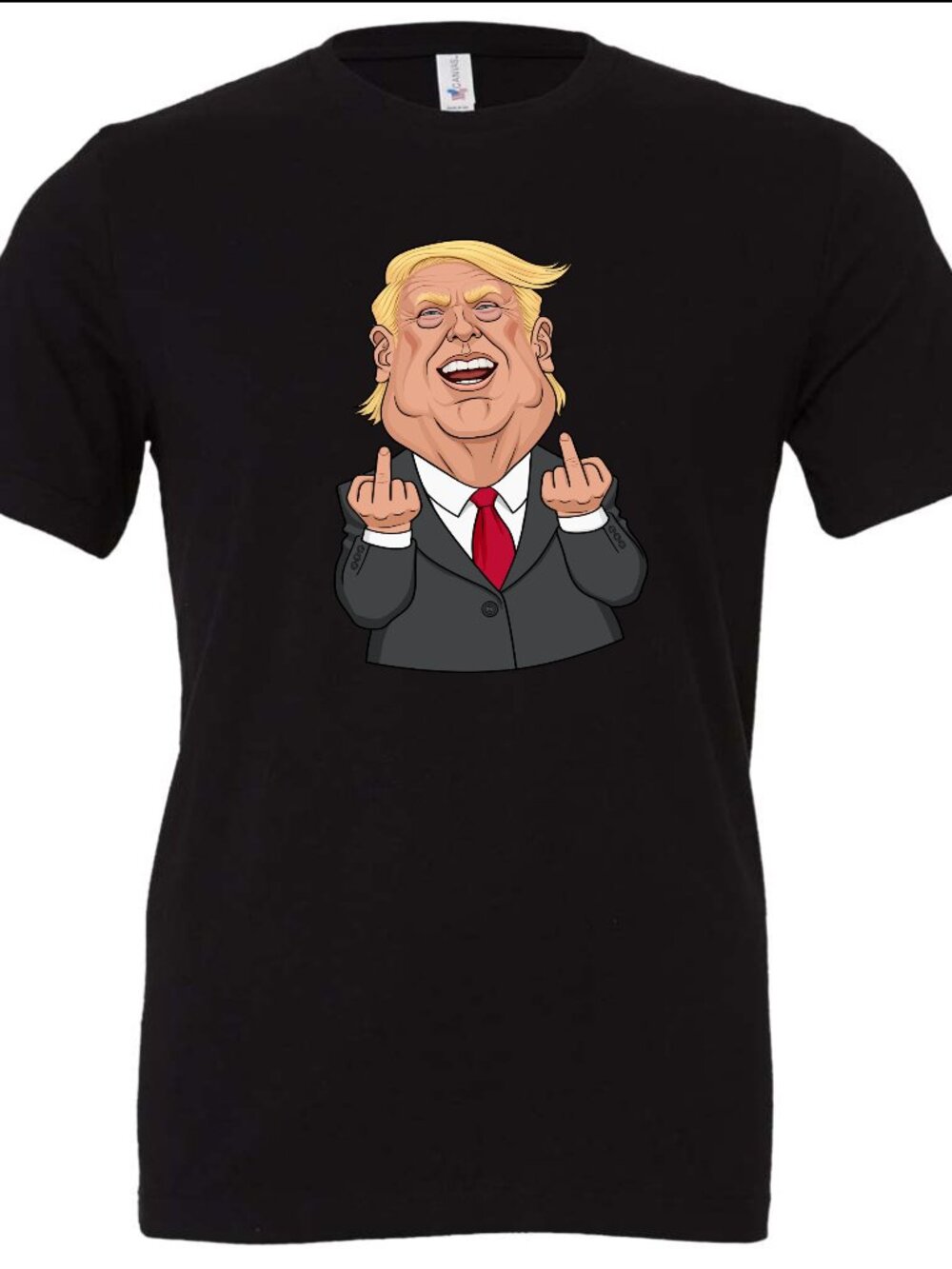 Trump Middle Fingers Crewneck T-Shirt